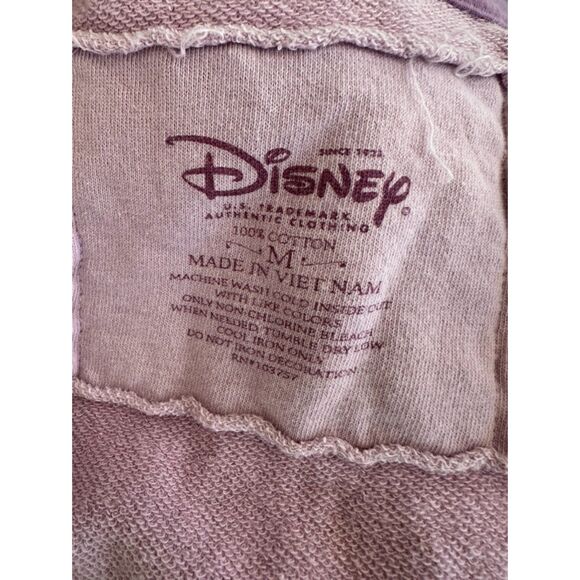 Y2K Vintage Disney Tinker Bell Zip-Up Hoodie Purple Multi-Tink Junior's Medium - Picture 3 of 5